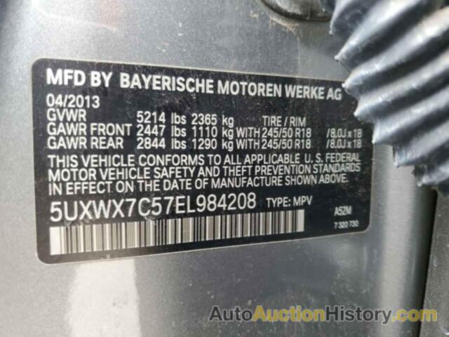 BMW X3 XDRIVE35I, 5UXWX7C57EL984208