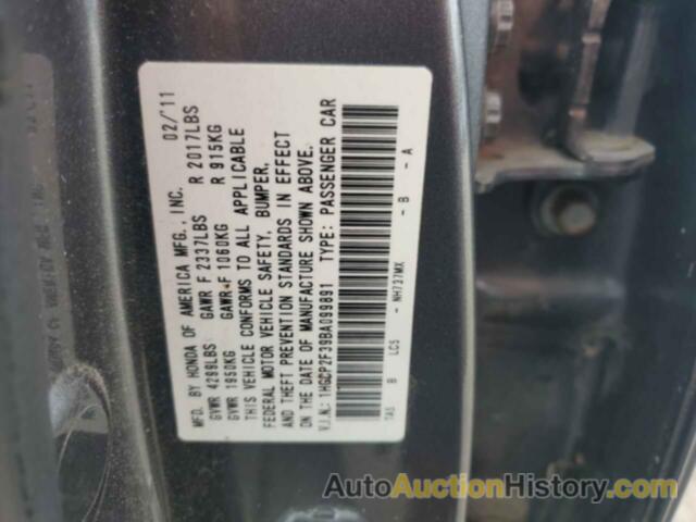 HONDA ACCORD LX, 1HGCP2F39BA099891