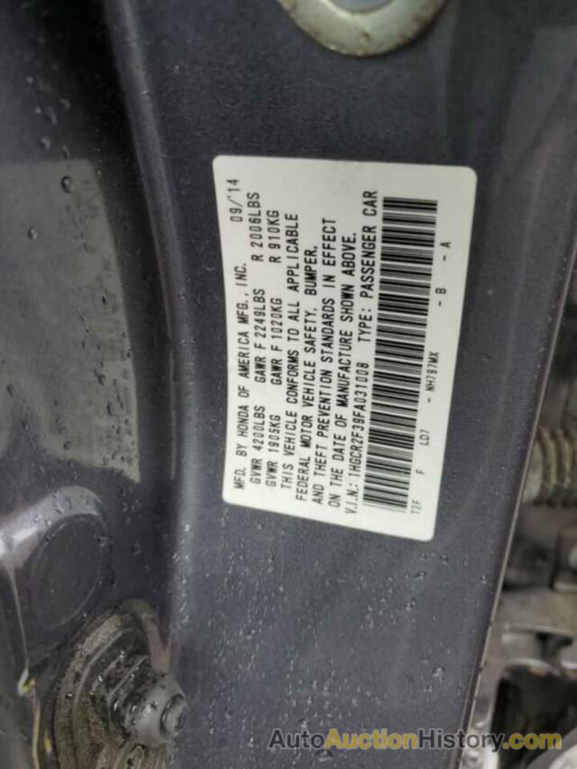 HONDA ACCORD LX, 1HGCR2F39FA031008