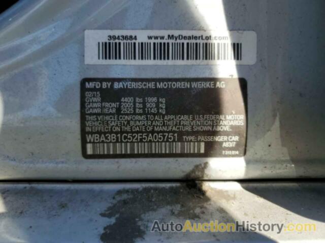 BMW 3 SERIES I, WBA3B1C52F5A05751