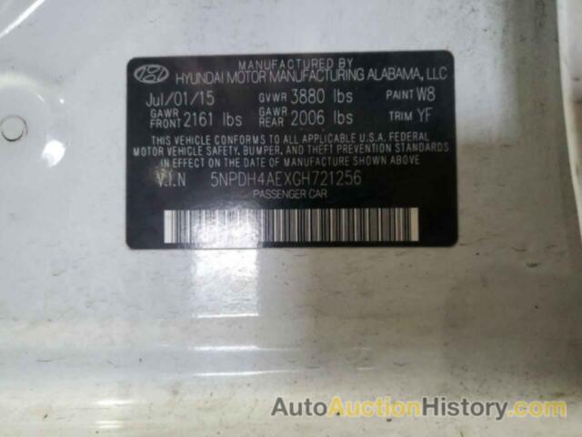 HYUNDAI ELANTRA SE, 5NPDH4AEXGH721256