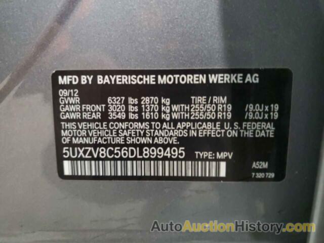 BMW X5 XDRIVE50I, 5UXZV8C56DL899495