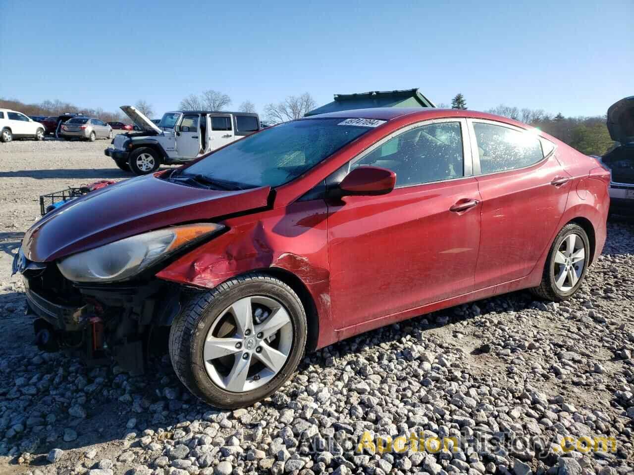 HYUNDAI ELANTRA GLS, KMHDH4AE6CU463653