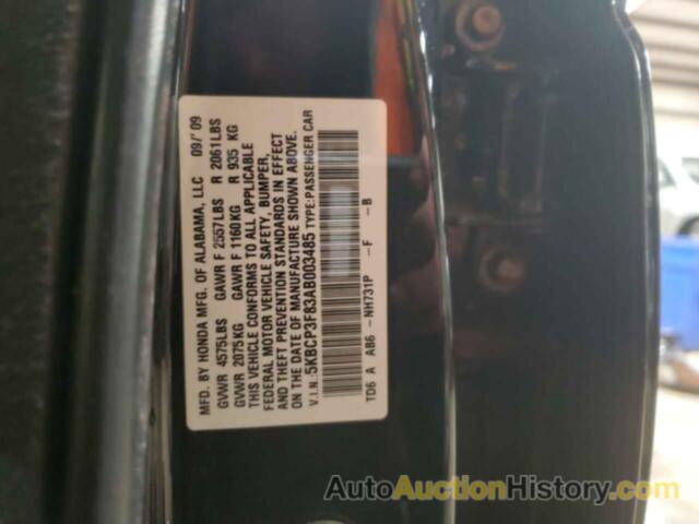 HONDA ACCORD EXL, 5KBCP3F83AB003485