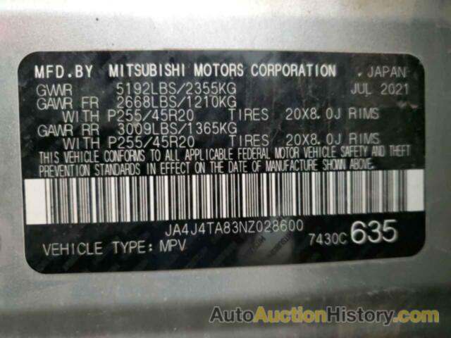 MITSUBISHI OUTLANDER ES, JA4J4TA83NZ028600