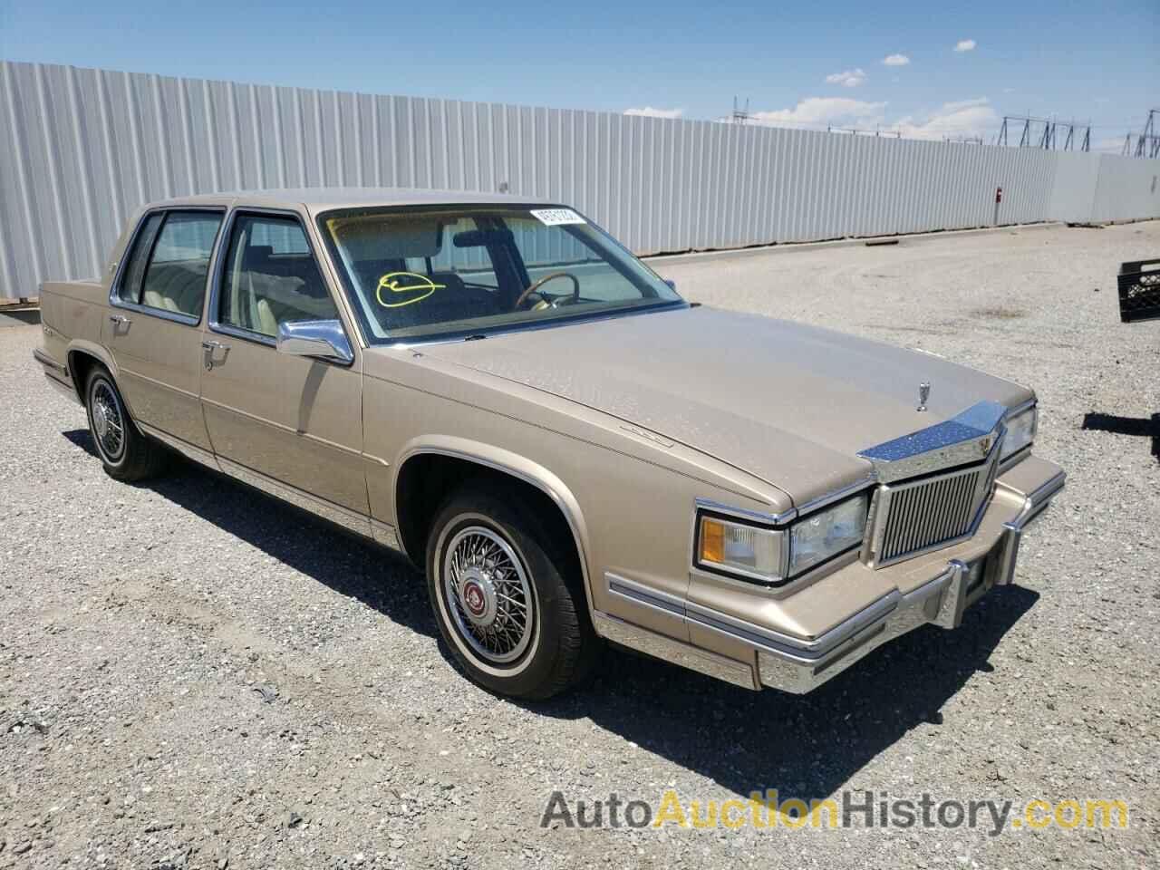 1987 CADILLAC DEVILLE, 1G6CD5184H4320609