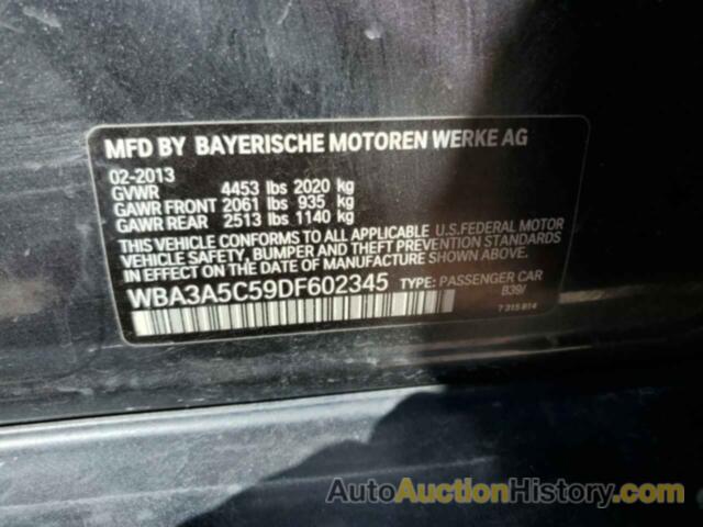 BMW 3 SERIES I, WBA3A5C59DF602345