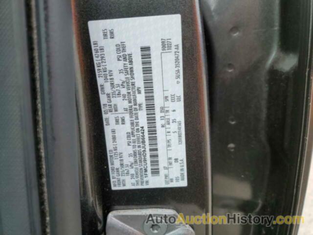 FORD ESCAPE SEL, 1FMCU9HD9JUB66424