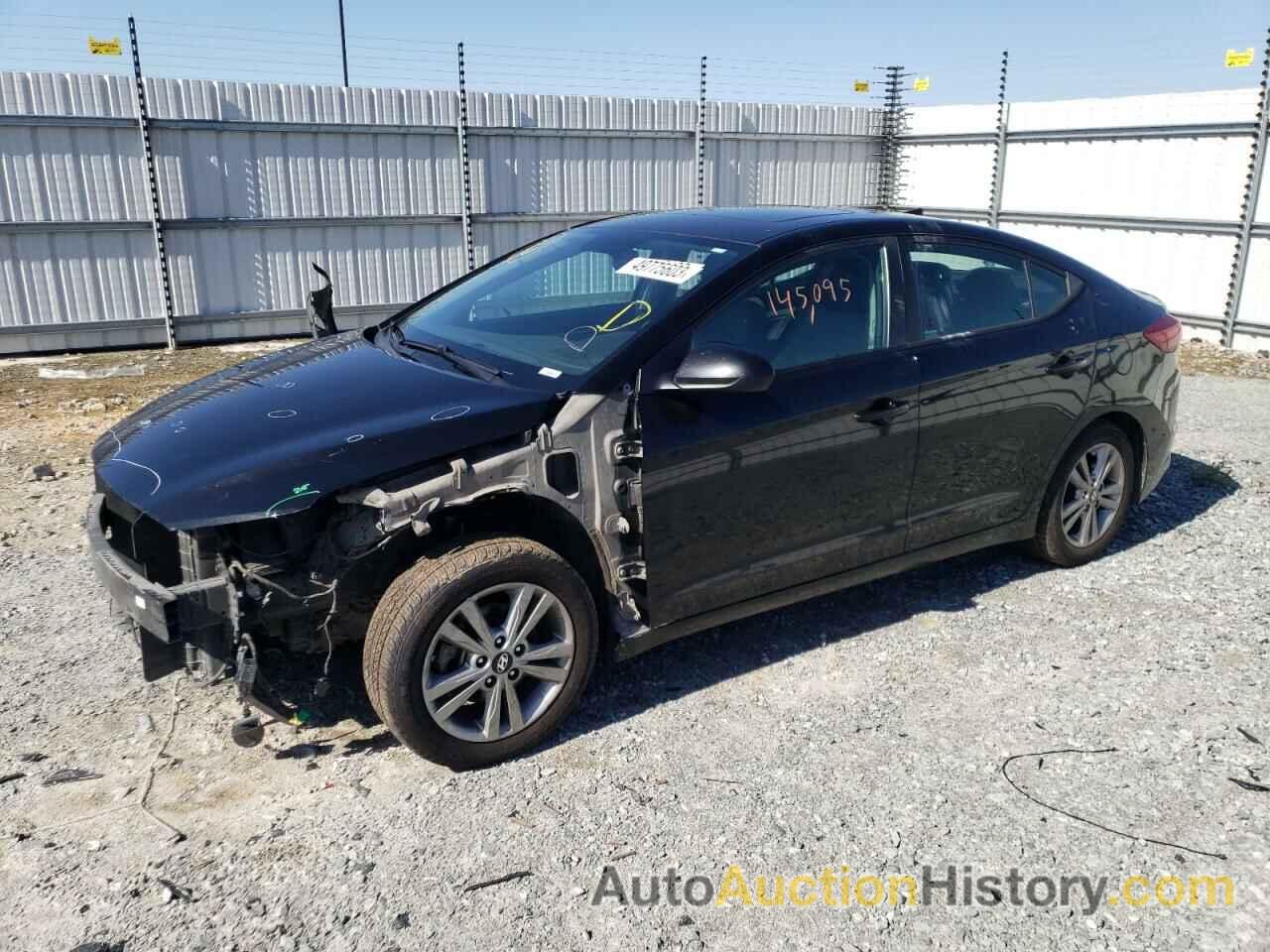 2018 HYUNDAI ELANTRA SEL, KMHD84LF3JU519289