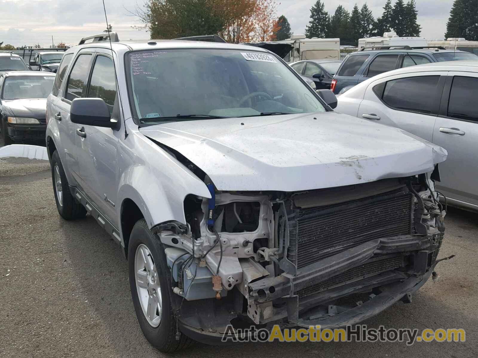 2012 FORD ESCAPE HYBRID, 1FMCU5K36CKA67633