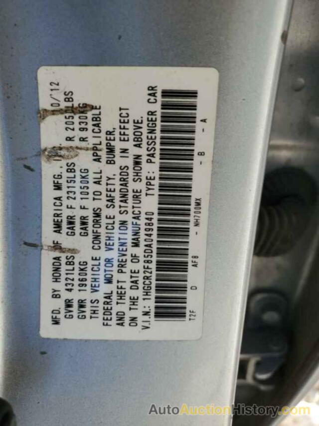 HONDA ACCORD EXL, 1HGCR2F85DA049840