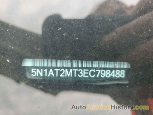 NISSAN ROGUE S, 5N1AT2MT3EC798488