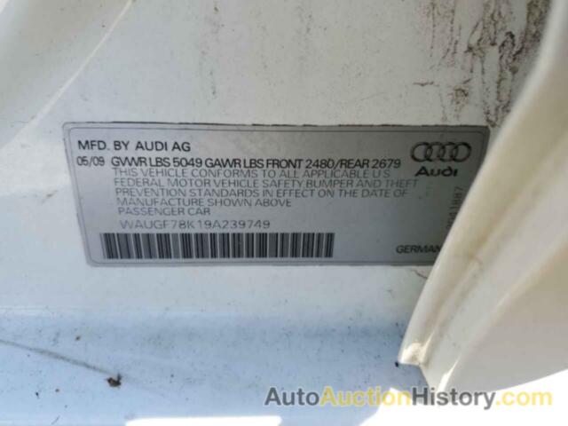 AUDI A4 PREMIUM PLUS, WAUGF78K19A239749