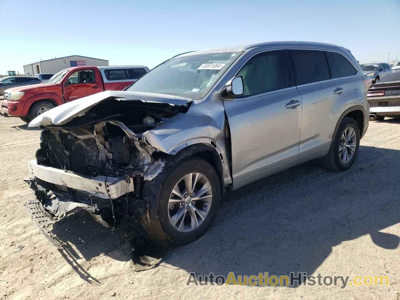 TOYOTA HIGHLANDER XLE, 5TDKKRFH5FS114294