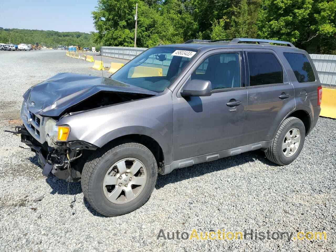 2012 FORD ESCAPE LIMITED, 1FMCU0EG3CKB09550