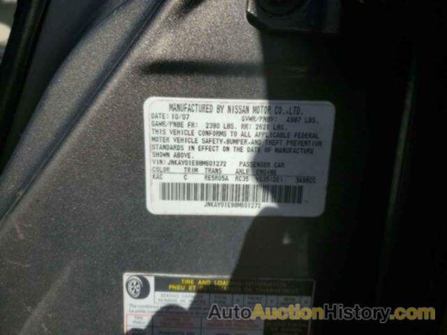 INFINITI M35 BASE, JNKAY01E98M601272