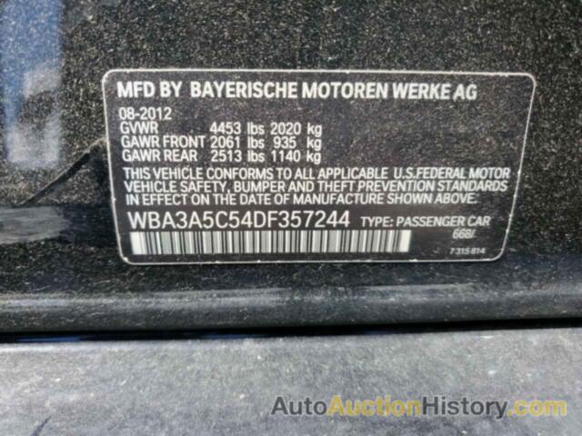 BMW 3 SERIES I, WBA3A5C54DF357244