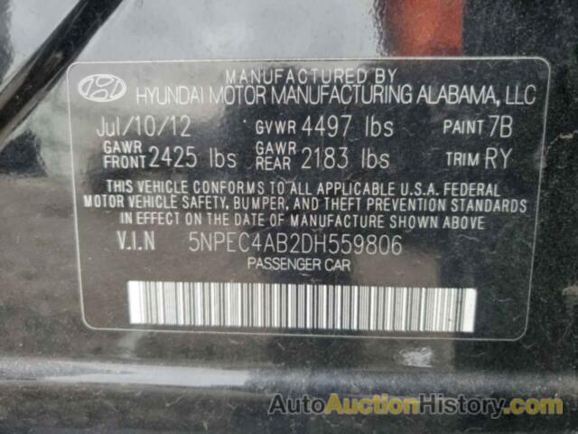 HYUNDAI SONATA SE, 5NPEC4AB2DH559806