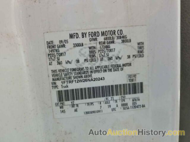 FORD All Models, 1FTRF12W26NA20243