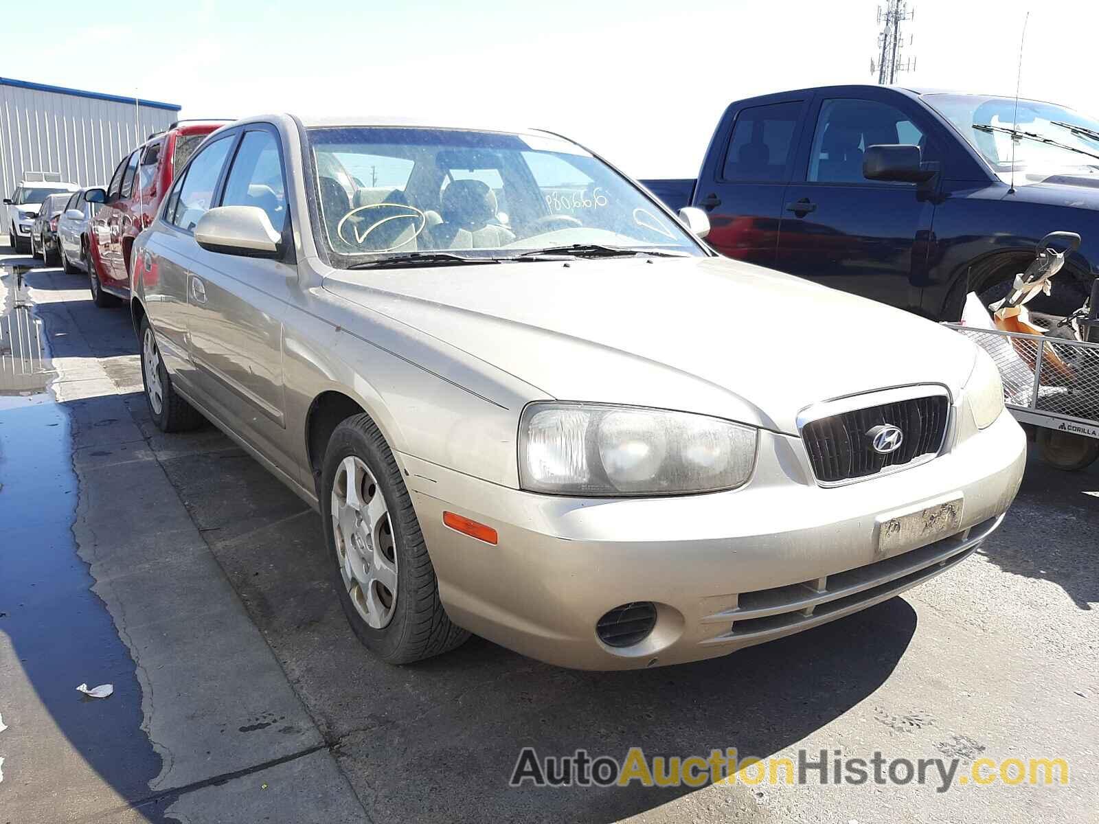 2001 HYUNDAI ELANTRA GLS, KMHDN45D11U176891