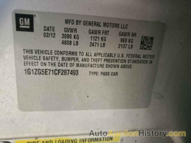 CHEVROLET MALIBU LTZ, 1G1ZG5E71CF287493