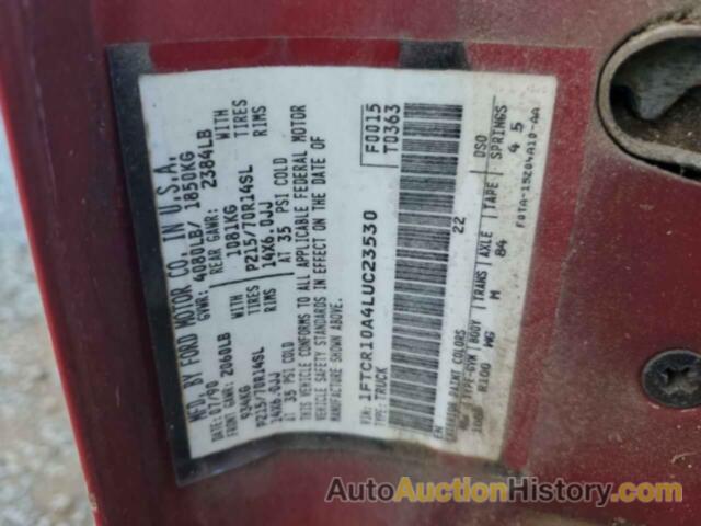 FORD RANGER, 1FTCR10A4LUC23530