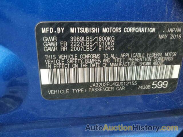 MITSUBISHI LANCER ES, JA32U2FU4GU012155