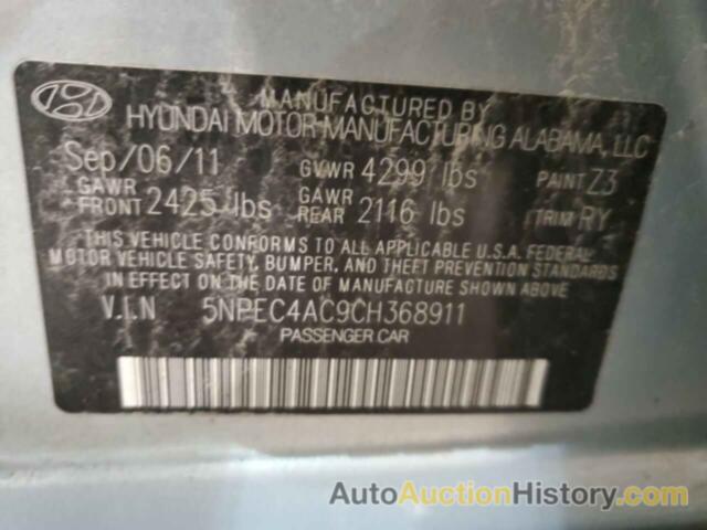 HYUNDAI SONATA SE, 5NPEC4AC9CH368911