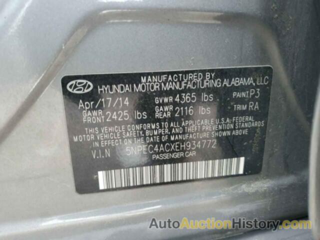 HYUNDAI SONATA SE, 5NPEC4ACXEH934772