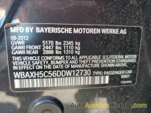 BMW 5 SERIES XI, WBAXH5C56DDW12730