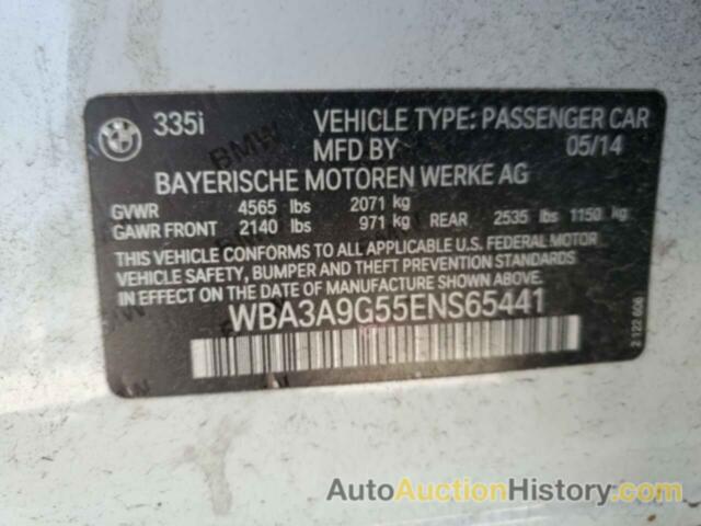 BMW 3 SERIES I, WBA3A9G55ENS65441