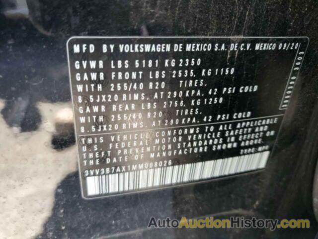 VOLKSWAGEN TIGUAN SE, 3VV3B7AX1MM008026