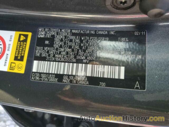 LEXUS RX350 350, 2T2ZK1BA3BC055396