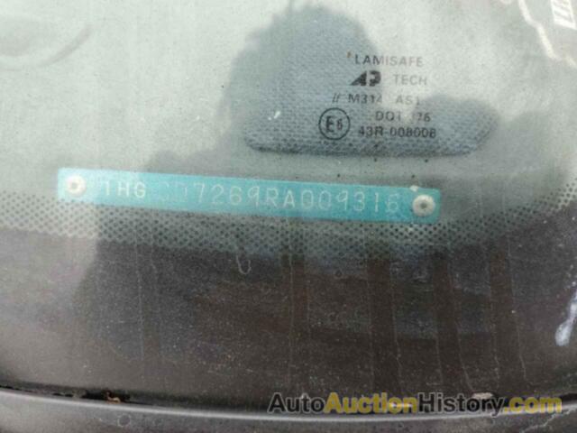 HONDA ACCORD EX, 1HGCD7269RA009316