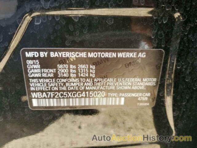 BMW 7 SERIES XI, WBA7F2C5XGG415020