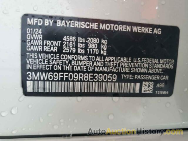 BMW 3 SERIES, 3MW69FF09R8E39059