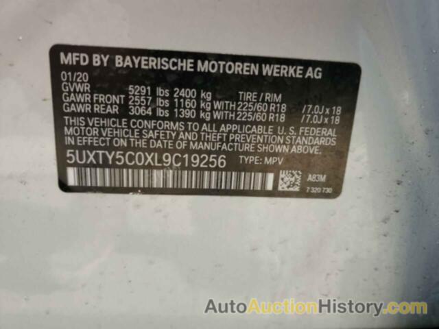 BMW X3 XDRIVE30I, 5UXTY5C0XL9C19256