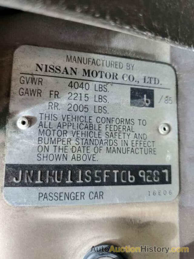 NISSAN MAXIMA, JN1HU11S5FT069287