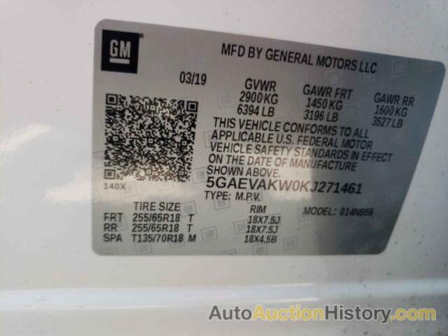 BUICK ENCLAVE ESSENCE, 5GAEVAKW0KJ271461