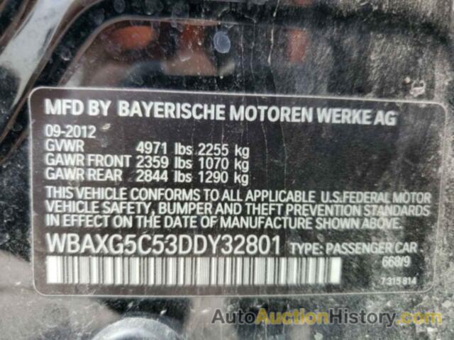 BMW 5 SERIES I, WBAXG5C53DDY32801
