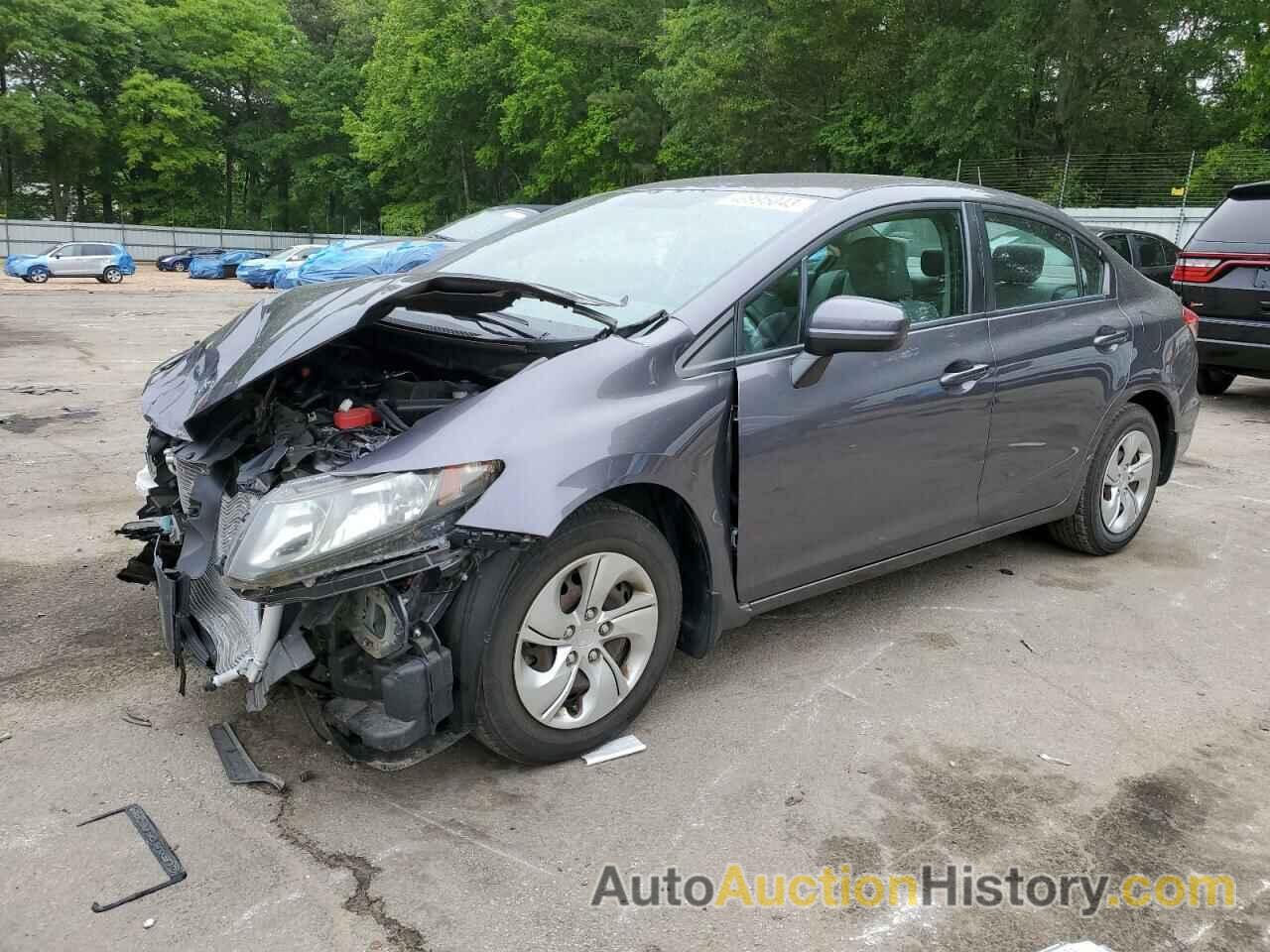 2015 HONDA CIVIC LX, 19XFB2F54FE051505