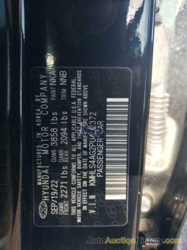 HYUNDAI ELANTRA SEL, KMHLS4AG2PU432372