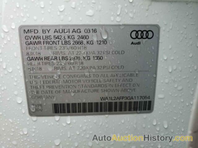 AUDI Q5 PREMIUM PLUS, WA1L2AFP3GA117054