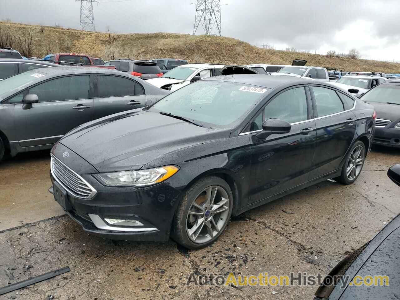 2017 FORD FUSION SE, 3FA6P0T91HR179537