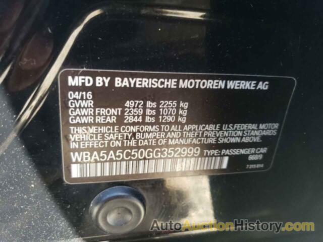 BMW 5 SERIES I, WBA5A5C50GG352999