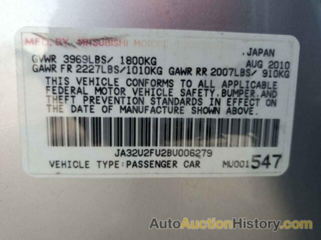 MITSUBISHI LANCER ES/ES SPORT, JA32U2FU2BU006279