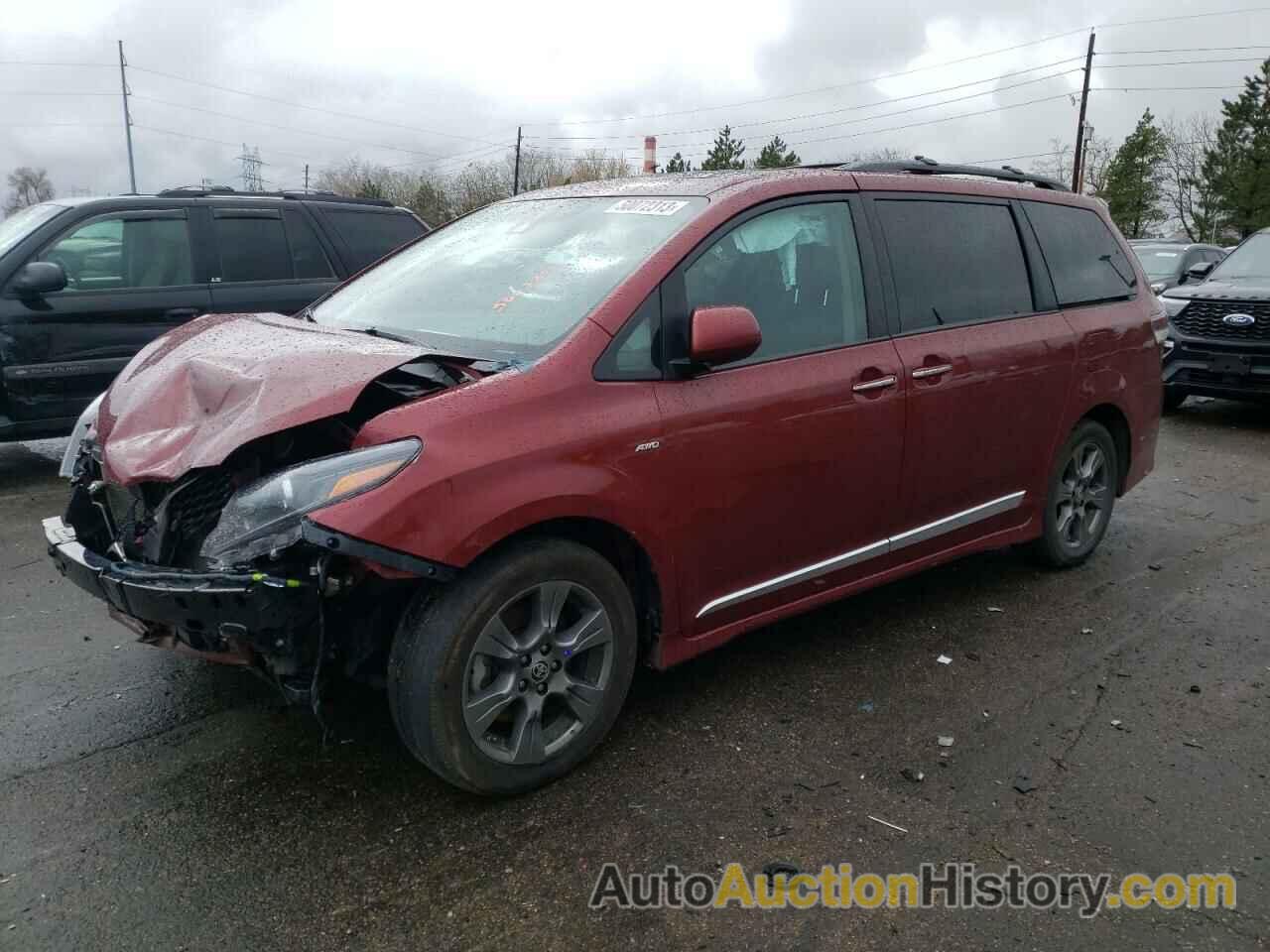 2020 TOYOTA SIENNA SE, 5TDEZ3DC8LS248144