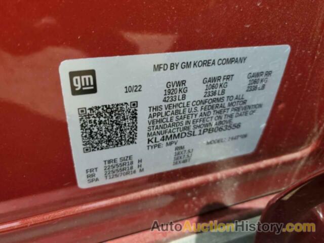 BUICK ENCORE SELECT, KL4MMDSL1PB063556