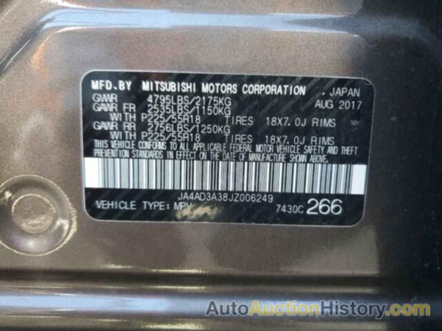 MITSUBISHI OUTLANDER SE, JA4AD3A38JZ006249