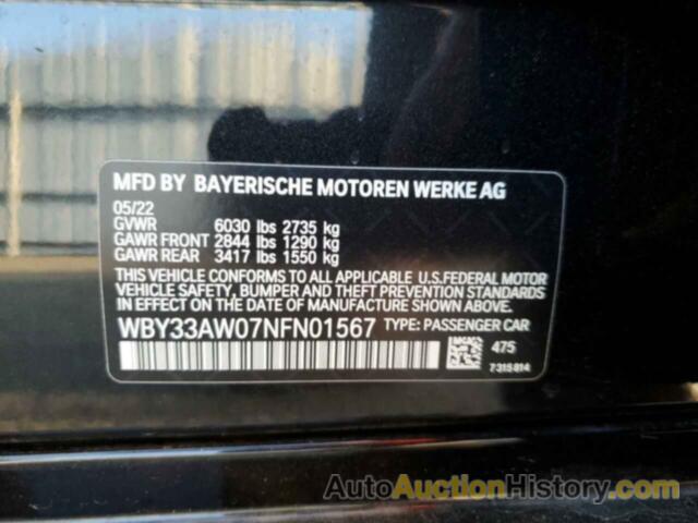 BMW I4 M50 M50, WBY33AW07NFN01567